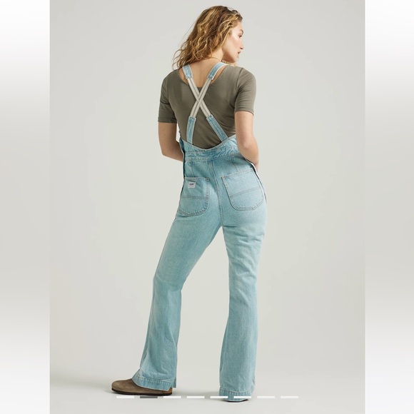 NWT•Lee•Women’s Lee European Collection Factory Flare Overall•Medium - Picture 15 of 16